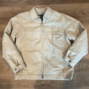 Royal Robbins Vintage Cotton Jacket Men's Medium M Beige / Tan Full Zip